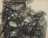 Untitled by Ram Kumar, Ink on paper pasted on mount board, sold Jun 2025