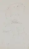 Untitled by F. N. Souza, Pen and ink on paper, sold Jun 2025
