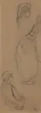 Untitled by Narayan Shridhar Bendre, Pencil on paper pasted on mount board, offered Jun 2025