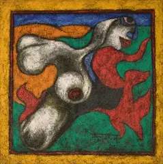 Untitled by Satish Gujral, Acrylic on canvas, offered Jun 2025
