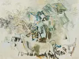Untitled by M. Sivanesan, Oil on canvas, sold Jun 2025