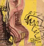 Untitled by Amina Ahmed Kar, 1959, Watercolour and pencil on paper, sold Jun 2025