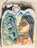 Untitled by Laxman Pai, Watercolour and ink on paper, sold Jun 2025