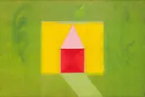Colour Geometry of Space by Jagdish Swaminathan, Oil on canvas, sold Jun 2025