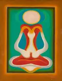 Untitled by Ghulam Rasool Santosh, Oil on canvas board, sold Jun 2025