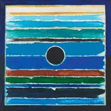 Jala Bindu by S. H. Raza, Acrylic on canvas, sold Jun 2025