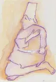 Untitled by Krishen Khanna, Watercolour and pastel on paper, offered Jun 2025