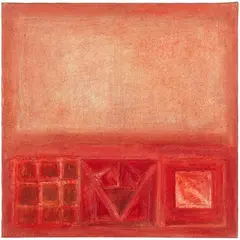 Untitled by Paris Viswanathan, Acrylic on canvas, sold Jun 2025