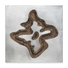 Untitled by Jeram Patel, Stainless steel and blowtorch on wood, sold Jun 2025