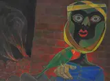 Untitled (The Victim) by Paritosh Sen, Acrylic on canvas, sold Jun 2025