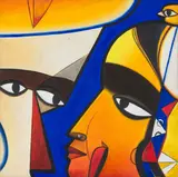 Untitled (Grace) by Paresh Maity, Acrylic on canvas, sold Jun 2025