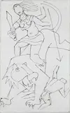 Untitled by M. F. Husain, Acrylic on canvas, offered Feb 2025