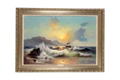 Untitled by Eugene Garin, Oil on Canvas Painting, offered Sep 2025