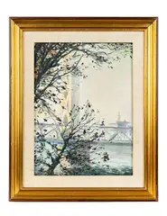 Untitled by Jian Wang, Oil on Canvas Painting, offered Aug 2025