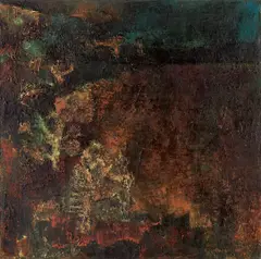 Untitled by Akbar Padamsee, Oil on canvas, sold Aug 2023