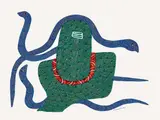 Untitled by Jangarh Singh Shyam, 2001, Acrylic on paper, sold Dec 2023