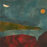 Metascape I by Akbar Padamsee, Oil on canvas, sold Dec 2023