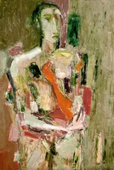 Untitled by Tyeb Mehta, Oil on paper laid on board, sold Dec 2023
