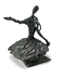 Dancer by Meera Mukherjee, Bronze, sold Feb 2024