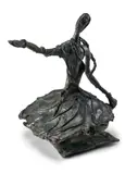 Dancer by Meera Mukherjee, Bronze, sold Feb 2024
