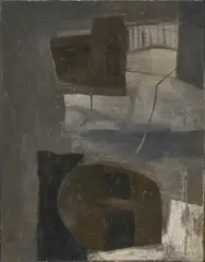 Bridge by Ram Kumar, 1959, Oil on canvas, sold Apr 2024