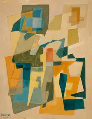 Sans titre by Jean-Jacques Deyrolle, 1952, Gouache et mine de plomb sur papier, sold Jun 2026