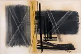 HH6324 by Hans Hartung, 1950, Huile et grattage sur papier, sold Jun 2026