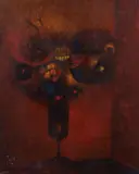 Bouquet by Dang Lebadang, 1970, Huile sur toile, sold Jun 2026