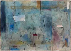 A rainy day for Boston avenue by Emmi Whitehorse, 1984, Technique mixte sur papier, sold Jun 2026