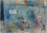 A rainy day for Boston avenue by Emmi Whitehorse, 1984, Technique mixte sur papier, sold Jun 2026
