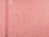 Points rose by Georges Koskas, 1952, Huile sur toile, sold Jun 2026