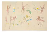The earth safe for life by Roberto Matta, Pastel et crayons de couleur sur papier, sold Jun 2026