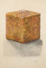 Portrait de compression by Cesar, 1988, Monotype et fusain sur papier, sold Jun 2026