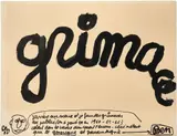 Grimace by Ben, 1962-87, Encre de Chine sur carton, sold Jun 2026
