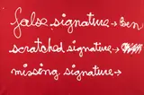 False signature Ben, scratched signature, missing signature by Ben, 1973, Acrylique sur toile, sold Jun 2026