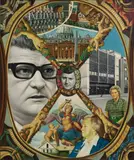 Le banquier by Gudmundur Erro, 1980, Huile sur toile, sold Jun 2026