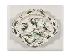 Battaglia by Lucio Fontana, 1950, Terre cuite émaillée et peinte, sold Jun 2026