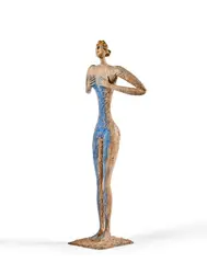 Femme pudique by Louis Cane, 1988, Bronze peint, sold Jun 2026