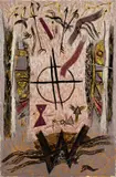 L’esprit guerrier de Galileo by Richard Texier, 1985, Huile sur toile, sold Jun 2026