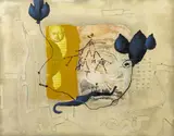 La règle de trois by Richard Texier, 1999, Technique mixte sur toile, sold Jun 2026