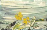 Fleurs by Thanos Tsingos, 1960, Huile sur toile, sold Jun 2026