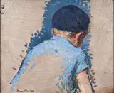 Carlo penché sur le bassin (recto) ; Étude de femme (verso) by Henri-Jean Guillaume Martin, Huile sur panneau, sold Feb 2026