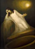 Le Christ au jardin des oliviers by Léonard Sarluis, Huile sur toile (Toile d'origine), sold Feb 2026