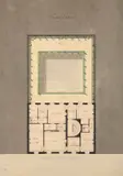Ensemble de cinq plans, projets et relevés architecturaux by Antoine Laurent Thomas Vaudoyer, Plume et aquarelle, encre de Chine, sold Sep 2026
