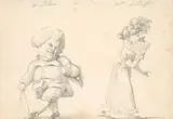 Ensemble de caricatures by Étienne-Jean Delécluze, Ensemble de 12 dessins, sur huit montages, sold Sep 2026