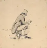 Ensemble de dessins sur le thème des personnages by Adolphe Viollet-le-Duc, Ensemble de 27 dessins, sold Sep 2026