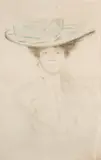 Elégante au chapeau by Paul César Helleu, Pointe sèche, sold Sep 2026