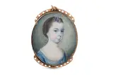Untitled by James Scouler, Watercolour on ivory Gold bracelet clasp frame Oval, offered Mar 2020
