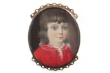 Untitled by John Tuvin, Watercolour on ivory Gold bracelet clasp frame Oval, offered Mar 2020