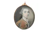 Untitled by Nathaniel Hone, Watercolour on ivory Gold frame Oval, offered Mar 2020